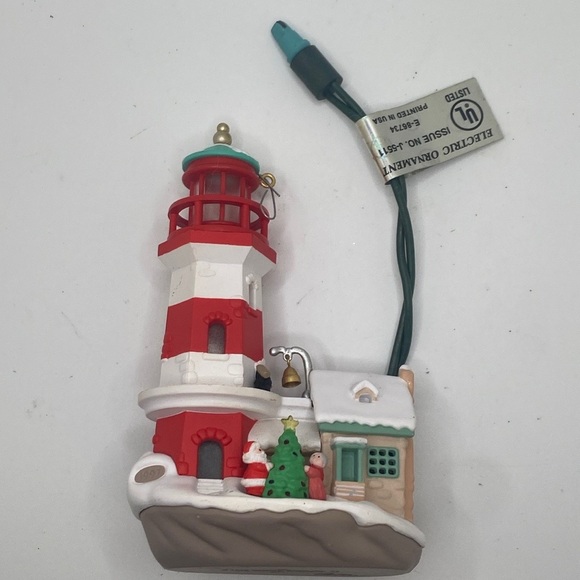 1997 Hallmark flashing light Lighthouse Greetings #1 magic collectors series - Picture 1 of 9